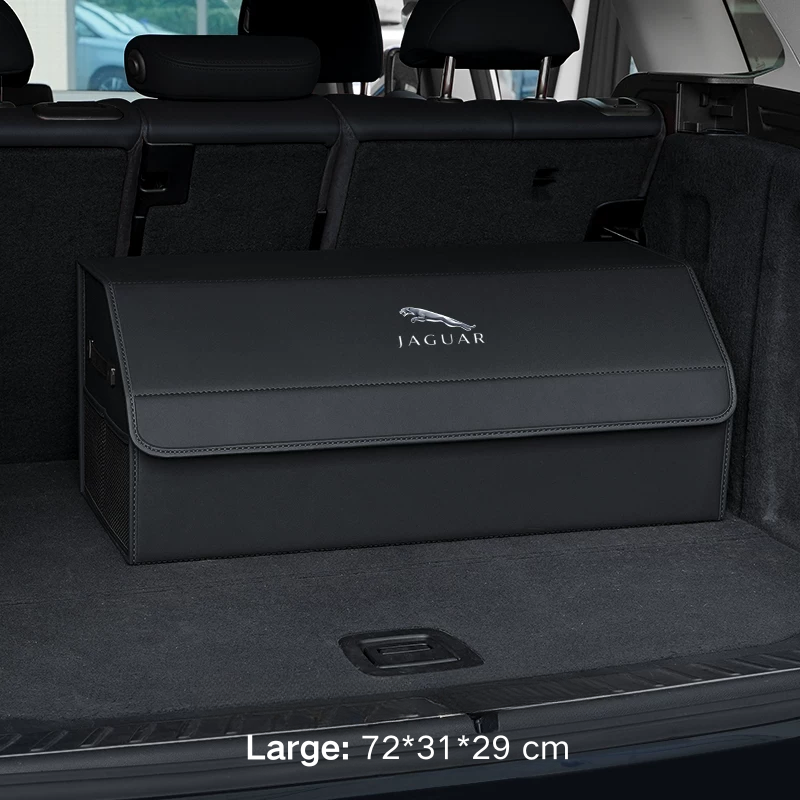Load image into Gallery viewer, Jaguar Microfiber Leather Car Trunk Storage Box for XEL, XJ, F-PACE, XFL, E-PACE, XE, XF, F-TYPE, I-PACE - i-Station Mobile Phone &amp; Electronic Device Repair and Accessories
