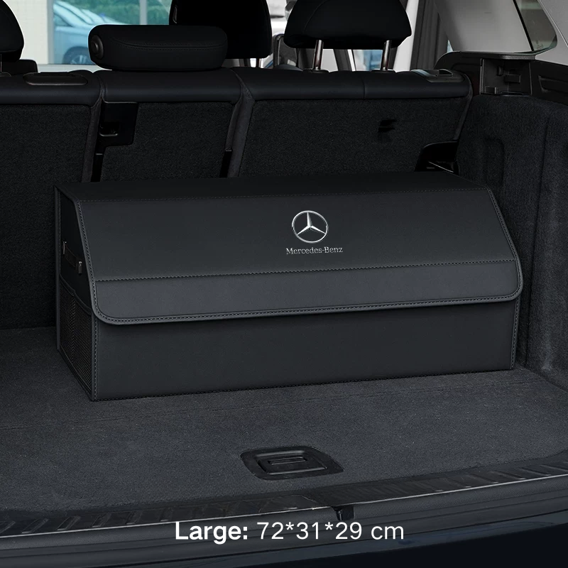Load image into Gallery viewer, Mercedes-Benz Microfiber Leather Car Trunk Storage Box for GLE350/450, GLA, GLC, GLB, GLS, G500, EQC, E-Class, C-Class, S-Class - i-Station Mobile Phone &amp; Electronic Device Repair and Accessories
