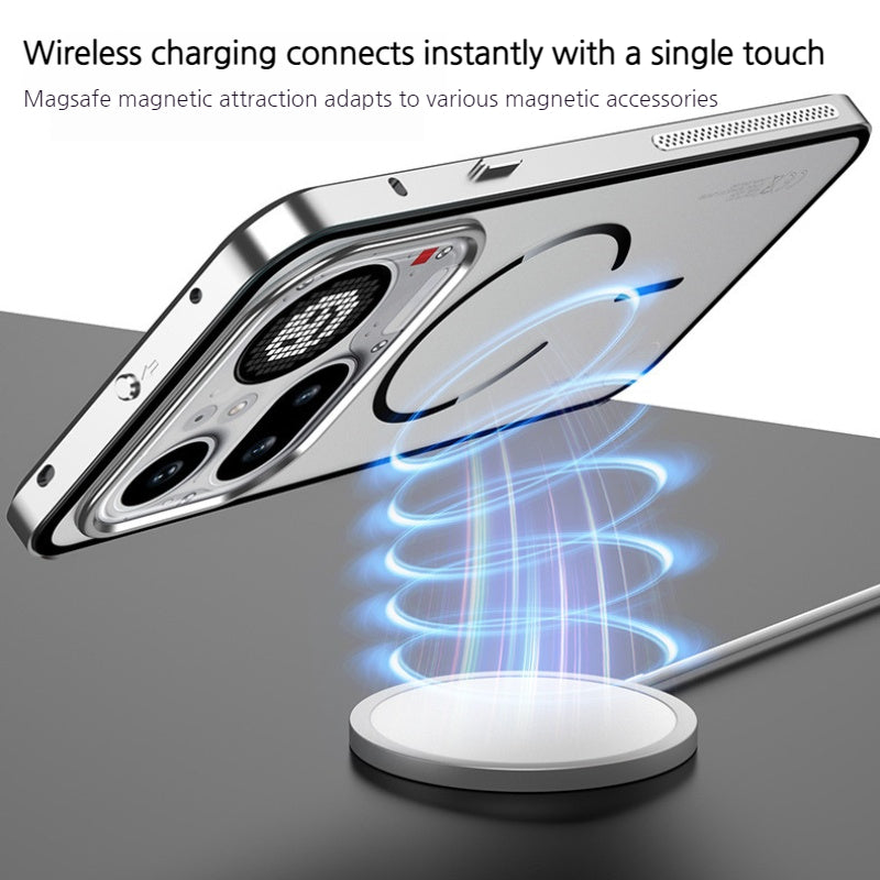 Load image into Gallery viewer, Nothing Phone (4a)/Pro Metal Frame Snap-On Acrylic Shockproof Phone Case - i-Station Mobile Phone &amp; Electronic Device Repair and Accessories
