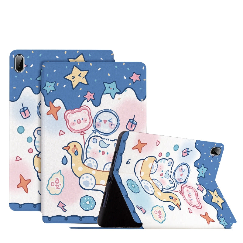 Load image into Gallery viewer, Lenovo Tab Legion Y700 8.8&quot; inch 2022 (TB-9707F) - Cartoon Animals Flip Leather Stand Case
