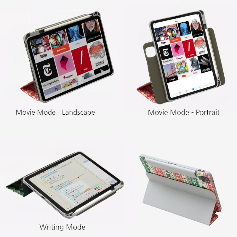 Load image into Gallery viewer, [Detachable][Built-in Pen Slot] Apple iPad 10.9/11'' 10/11th Gen (2022/2025) Christmas Magnetic Double-Sided Full-Cover Protective Case - i-Station Mobile Phone &amp; Electronic Device Repair and Accessories
