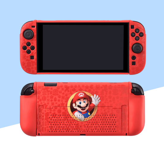 Nintendo Switch/Oled - Mario Gaming Hard Protective Storage Case & Controller Grip
