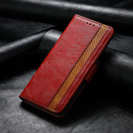 [With Card Slot] Samsung Galaxy S23/Plus/Ultra/FE - Drop Proof PU Leather Wallet Series Stand Case