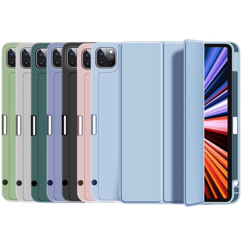 Load image into Gallery viewer, [With Pen Slot] Apple iPad Air 3 10.5&quot; (2019)/Pro 10.5&quot; (2017) - Soft TPU Smart Sleep Drop Proof Magnet Stand Case
