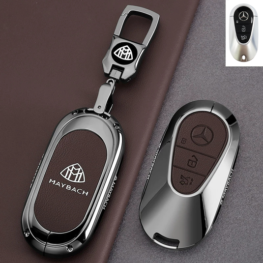 Maybach Premium Leather Protection Car Key Fob Case Cover For GLS480, S480, S580, S680, GLS600 - i-Station Mobile Phone & Electronic Device Repair and Accessories