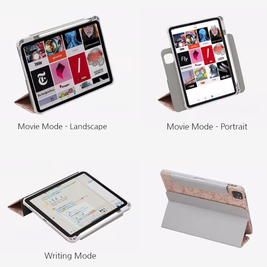 [Detachable][Built-in Pen Slot] Apple iPad 10.9/11'' 10/11th Gen (2022/2025) Bow Design Magnetic Double-Sided Full-Cover Protective Case - i-Station Mobile Phone & Electronic Device Repair and Accessories