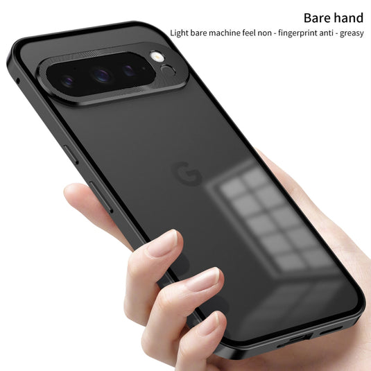 Google Pixel 7/Pro/A - Metal Frame Frosted Magnetic Phone Case