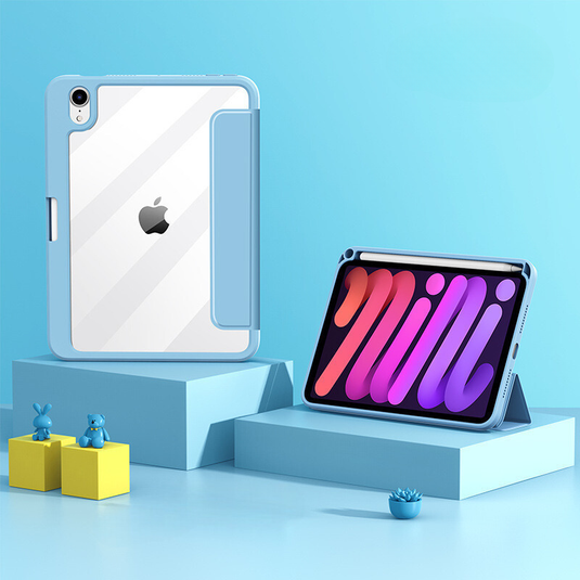 [Detachable][Buil-in Pen Slot] Apple iPad 7/8/9 10.2'' 7/8/9th Gen (2019/2020/2021) Detachable Three-fold Shockproof Leather Case - i-Station Mobile Phone & Electronic Device Repair and Accessories