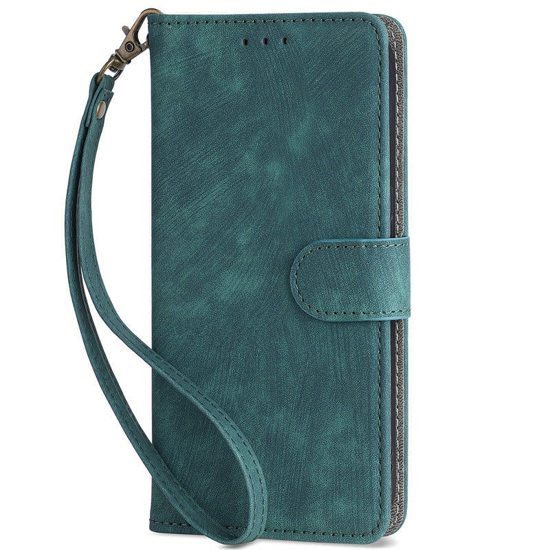 Load image into Gallery viewer, Sony Xperia 10 VI - Business PU Leather Wallet Series Stand Case With a lanyard
