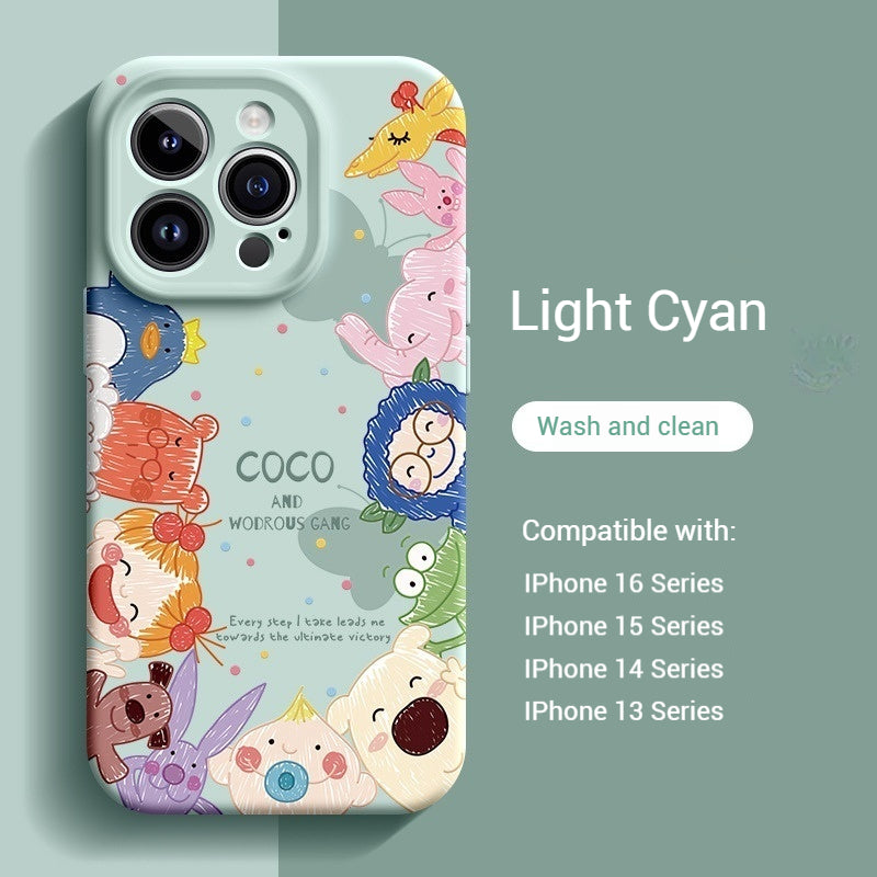 Load image into Gallery viewer, [Magsafe Compatible] Apple iPhone 13/Pro/Pro Max Cartoon Liquid Silicone Shockproof Fashion-Forward Series Case
