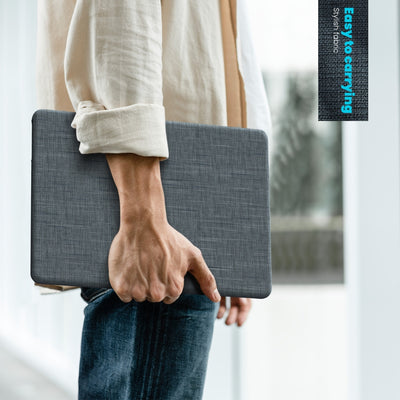 MacBook Air 15.3" M2 & M3 2023 & 2024 (A2941 & A3114) - Fabric Foldable Stand Protective Case - i-Station Mobile Phone & Electronic Device Repair and Accessories