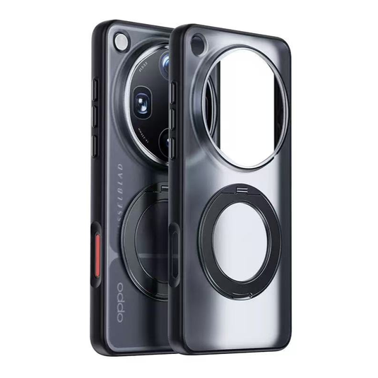 VIVO X300 Ultra Frosted Clear Magnetic Phone Case with 360° Rotating Stand - i-Station Mobile Phone & Electronic Device Repair and Accessories
