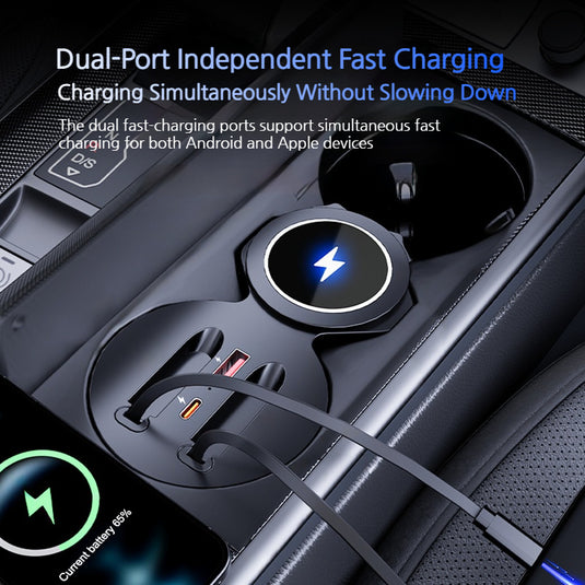 Audi A7/L (2019–2024) Car Wireless Fast Charging Hub - i-Station Mobile Phone & Electronic Device Repair and Accessories