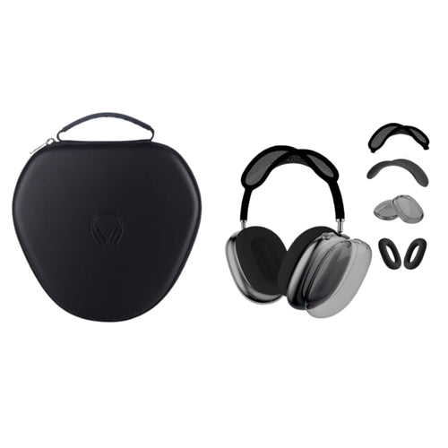 Apple Airpods max 1st/2nd Gen - Headphone Smart Sleep Storage Case Include (Shell/Ear Cap Cover/Beam Sleeve/Headband Sleeve)
