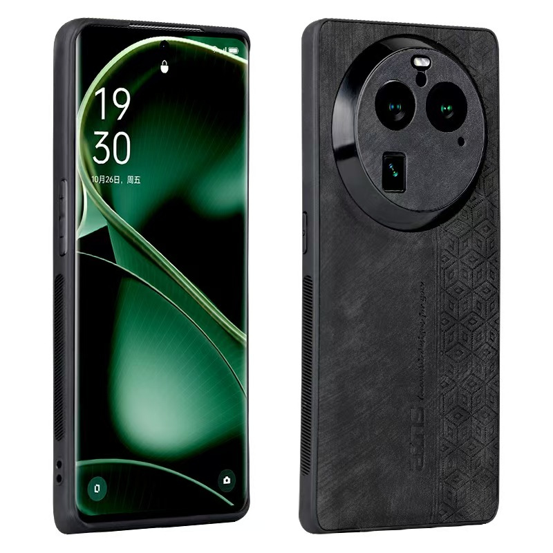 Load image into Gallery viewer, OPPO Find X6/Pro Matte Luxury 3D Embossing Shockproof Genuine Leather Series Case
