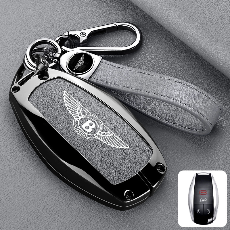 Load image into Gallery viewer, Bentley Aluminum Alloy Shockproof Car Key Case Cover for Continental, Mulsanne, Flying Spur, Bentayga - i-Station Mobile Phone &amp; Electronic Device Repair and Accessories
