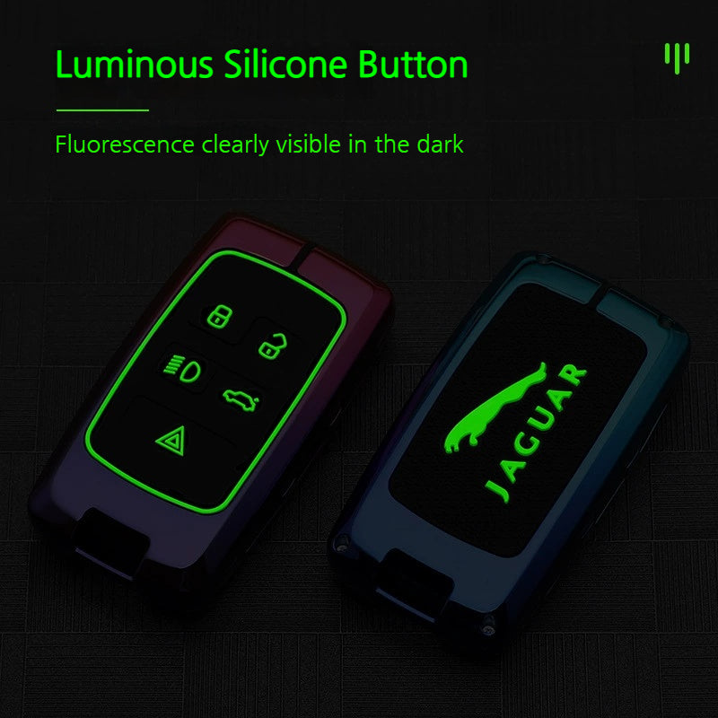 Load image into Gallery viewer, Jaguar Zinc Alloy + Silicone Smart Car Key Fob Case Cover For XEL, XJ, F-PACE, XFL, E-PACE, XE, XF, F-TYPE - i-Station Mobile Phone &amp; Electronic Device Repair and Accessories
