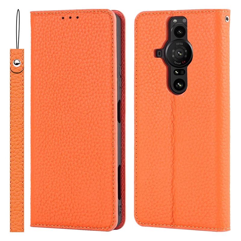 Load image into Gallery viewer, [With Card Slot] Sony Xperia Pro I - Business Flip Genuine Leather Wallet Series Stand Case
