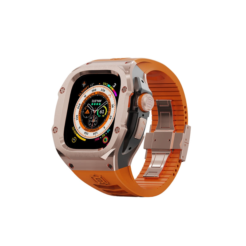 Load image into Gallery viewer, Apple Watch Series 7/8/9/Ultra - Mechanical Metal Stainless Steel Heavy Duty Series Watch Case
