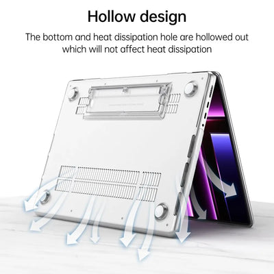 MacBook Pro 16" A2141 - Matte Transparent Invisible Stand Protective Case - i-Station Mobile Phone & Electronic Device Repair and Accessories