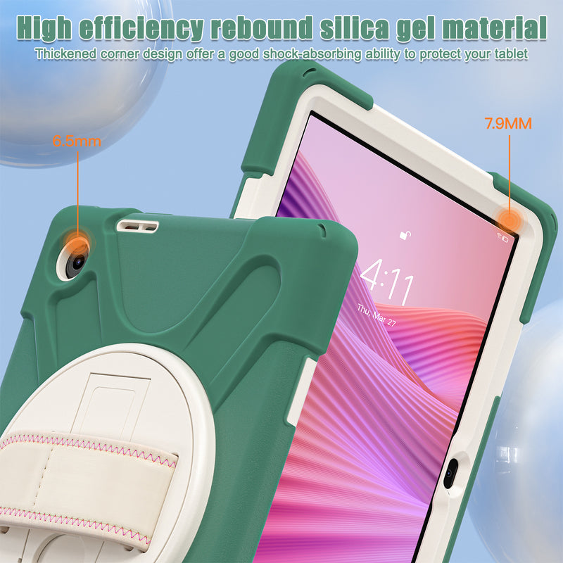 Load image into Gallery viewer, [Built-in Stand] Lenovo Tab 10.1&quot; 2025 (TB311FU/TB311XU) - Kid Shockproof Heavy Duty Series Case With Shoulder Strap
