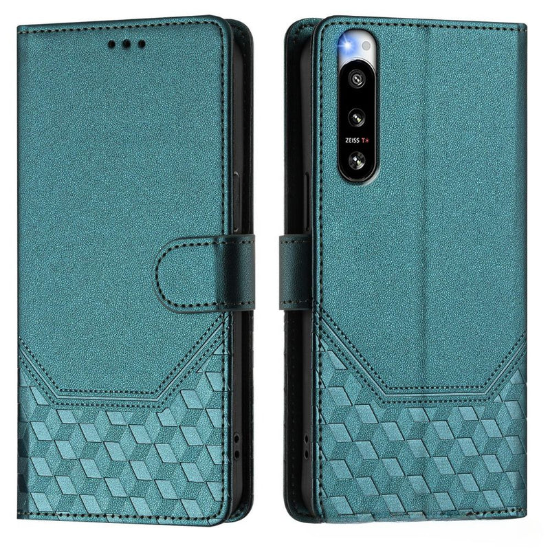 Load image into Gallery viewer, Sony Xperia 5 VI - Women Embossed Flip PU Leather Wallet Series Case With a lanyard
