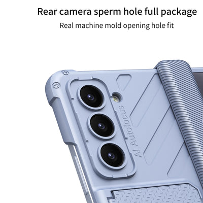 [With Pen Slot] [With Stand] Samsung Galaxy Z Fold 5(SM-F946) - Foldable Magnetic S Pen Creative Storage Armor Protective Case - i-Station Mobile Phone & Electronic Device Repair and Accessories