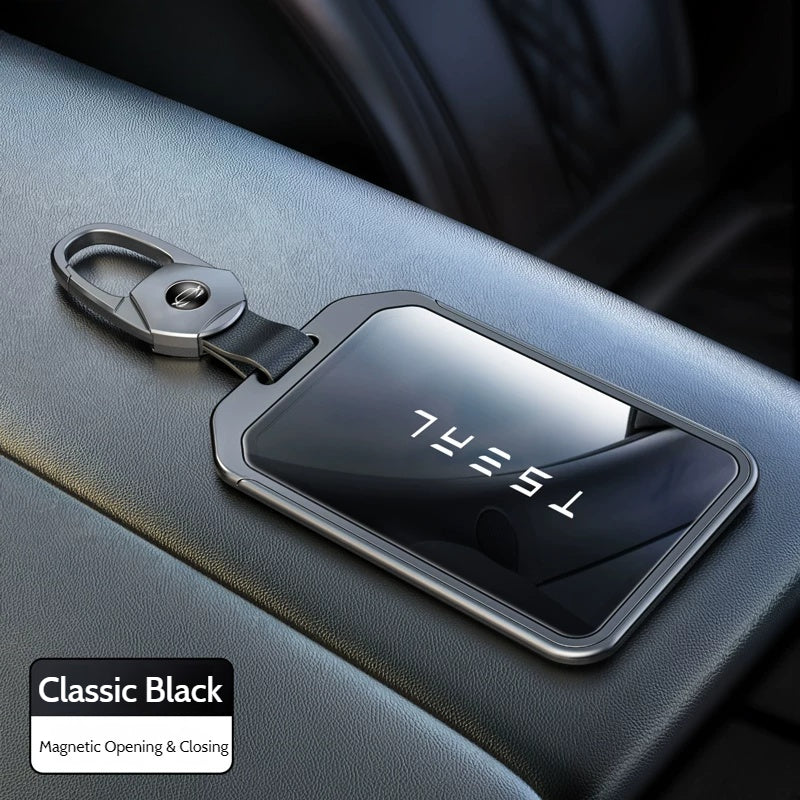Load image into Gallery viewer, Tesla Stylish Metal Car Key Fob Case Cover For Model X, Model 3, Model Y, Model S - i-Station Mobile Phone &amp; Electronic Device Repair and Accessories
