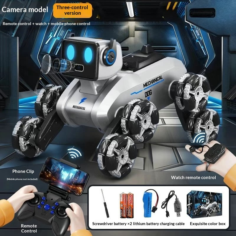Load image into Gallery viewer, Smart 8-Wheel Gesture Control Robot Dog Toy with Camera &amp; Spray Stunt Functions - i-Station Mobile Phone &amp; Electronic Device Repair and Accessories
