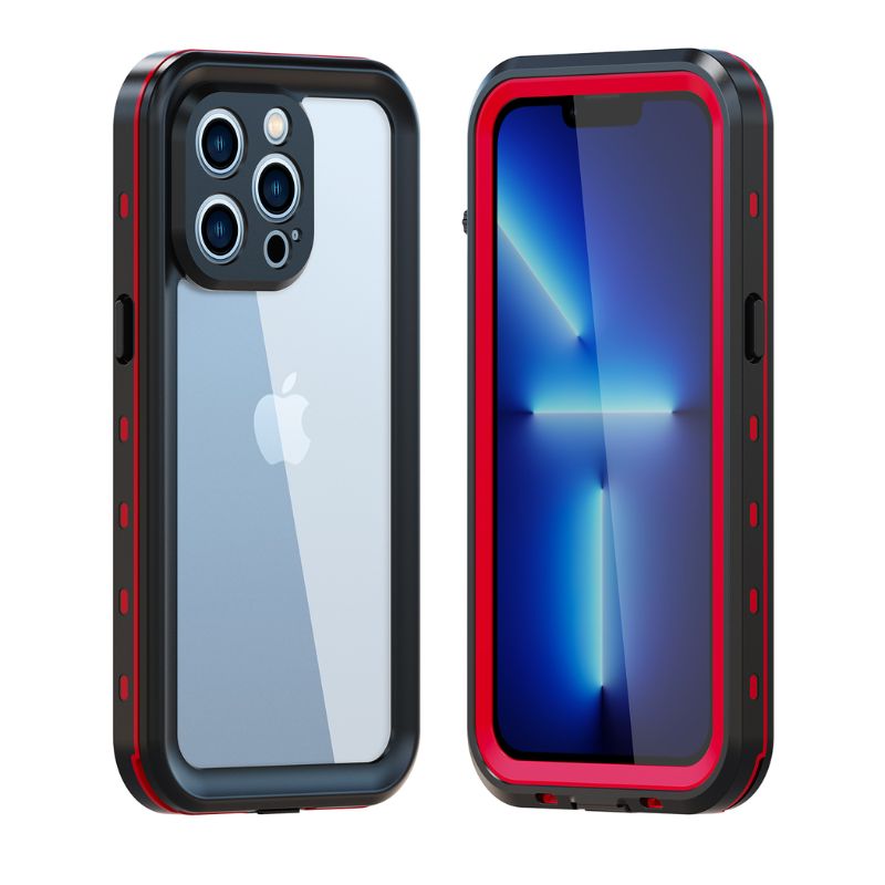 Load image into Gallery viewer, [Dot Series] Apple iPhone 13 Pro Max Redpepper IP68 Waterproof Heavy Duty Tough Armor Case
