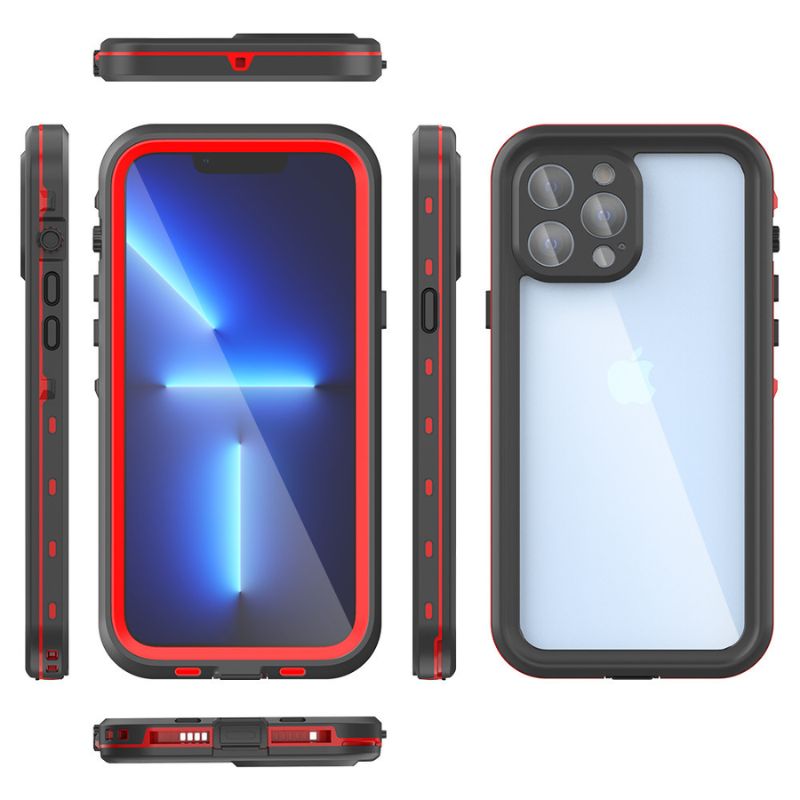 Load image into Gallery viewer, [Dot Series] Apple iPhone 13 Pro Max Redpepper IP68 Waterproof Heavy Duty Tough Armor Case
