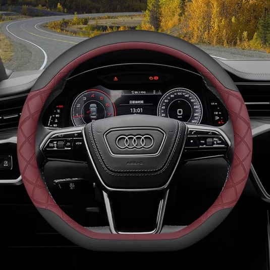 Audi Ultra-Thin Anti-Slip Steering Wheel Cover For 2025 A3, Q3, Q5L, A6L, A7 - i-Station Mobile Phone & Electronic Device Repair and Accessories