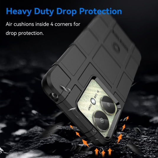 Xiaomi Redmi 13C 4G / 5G / Redmi 13R 5G / Mi Poco M6 / Poco C65 Military Rugged Shield Heavy Duty Drop Proof Case