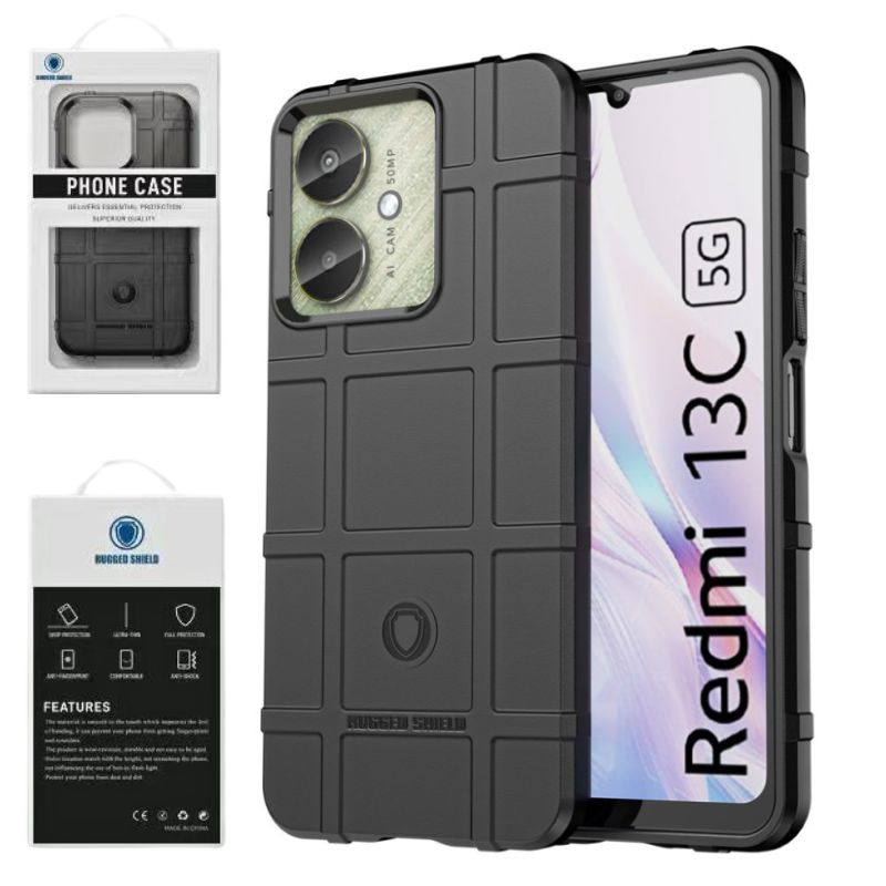 Load image into Gallery viewer, Xiaomi Redmi 13C 4G / 5G / Redmi 13R 5G / Mi Poco M6 / Poco C65 Military Rugged Shield Heavy Duty Drop Proof Case
