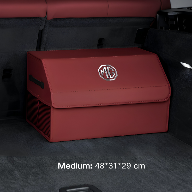 Load image into Gallery viewer, MG Microfiber Leather Car Trunk Storage Box for MG6, ZS, HS, MG3, MG4, MG5, MG7, ZS EV
