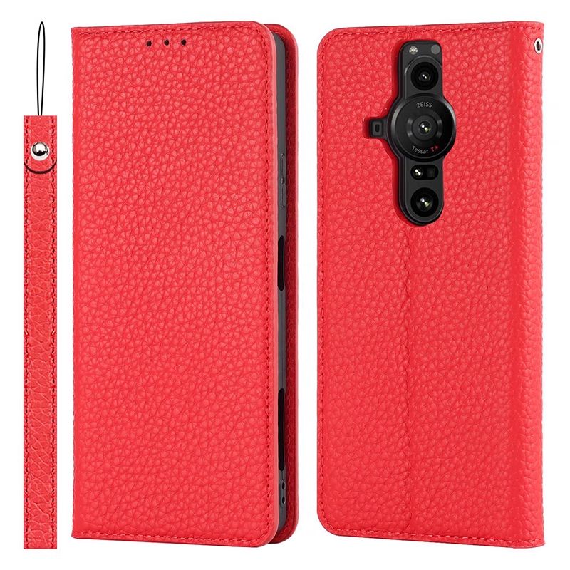 Load image into Gallery viewer, [With Card Slot] Sony Xperia Pro I - Business Flip Genuine Leather Wallet Series Stand Case
