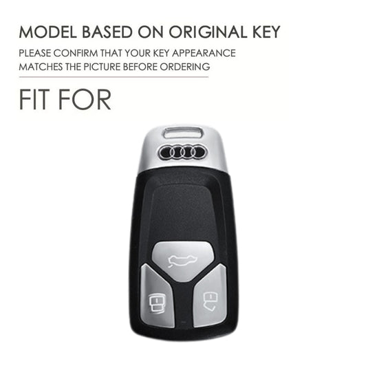 Audi Alcantara Car Remote Key Case For A4, A5, A6, Q5, Q7, S4, S5, S7