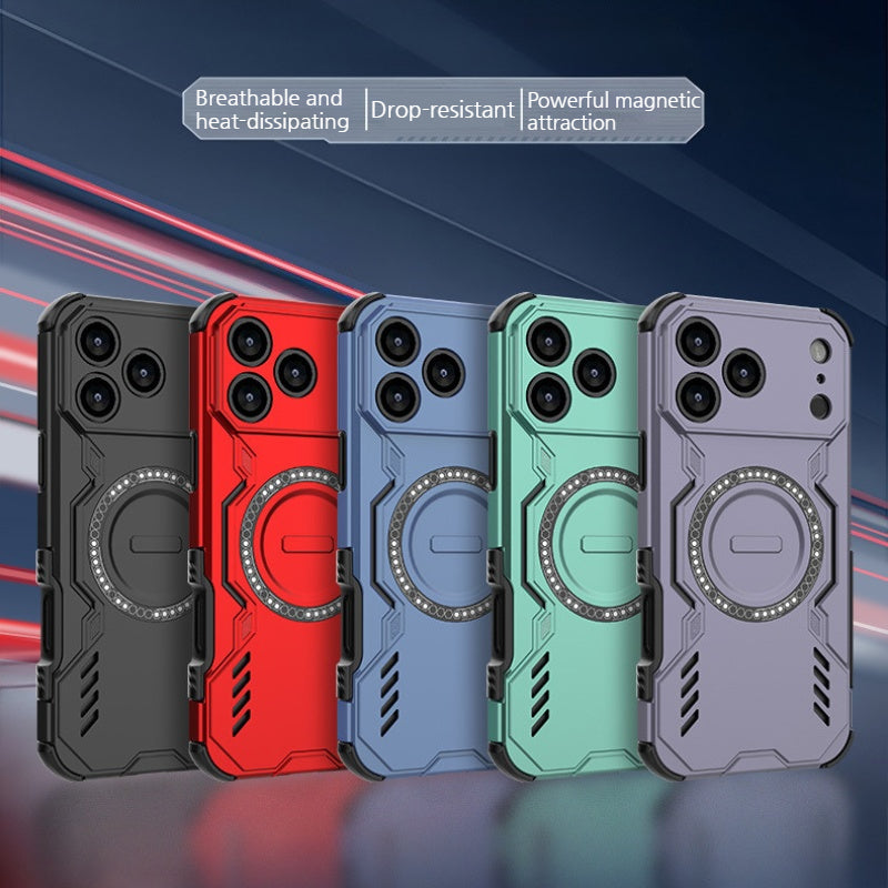 Load image into Gallery viewer, [Magsafe Compatoble] Apple iPhone 17/Pro/Air/Pro Max - Military-Grade Cooling Shockproof Case
