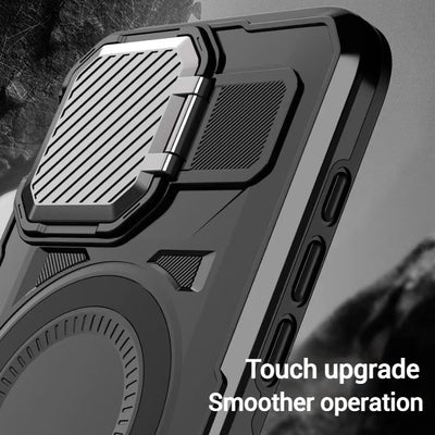 [With Lens Cover][Magsafe Compatible] Apple iPhone 14/Plus/Pro/Pro Max - Military Rugged Shield Heavy Duty Drop Proof Case - i-Station Mobile Phone & Electronic Device Repair and Accessories