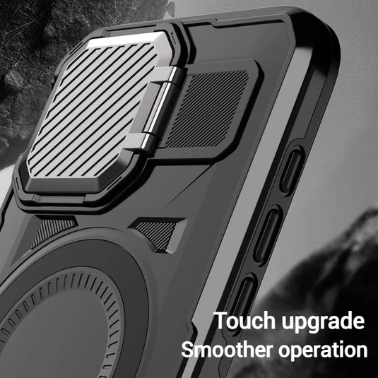 [With Lens Cover][Magsafe Compatible] Apple iPhone 16/Plus/Pro/Pro Max - Military Rugged Shield Heavy Duty Drop Proof Case