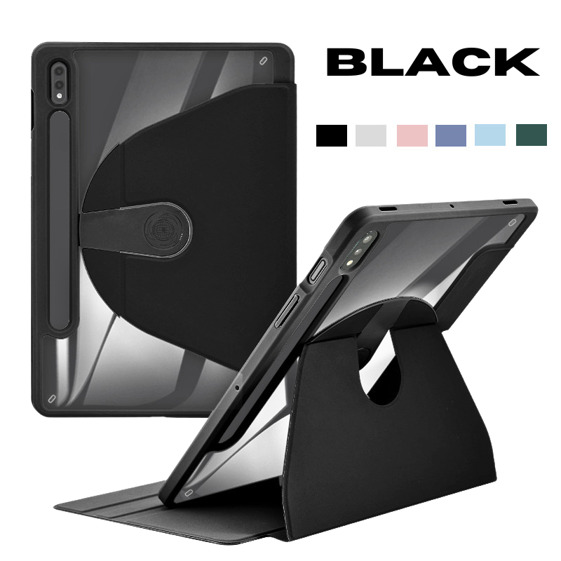 Load image into Gallery viewer, [With Pen Holder] Samsung Galaxy Tab S7/S8 11&quot; (2020/2022) 360 Degree Swiveling Stand Shockproof Cover Case
