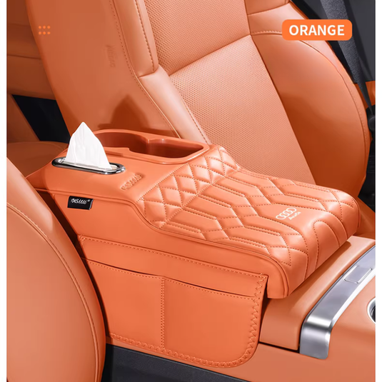 Audi Car Multi-Functional Leather Armrest Box Heightening Pad for A4L, A6L, A3, A5, A7, Q5L, Q3, Q6, Q7