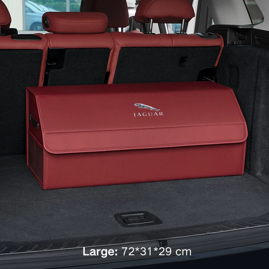 Jaguar Microfiber Leather Car Trunk Storage Box for XEL, XJ, F-PACE, XFL, E-PACE, XE, XF, F-TYPE, I-PACE - i-Station Mobile Phone & Electronic Device Repair and Accessories