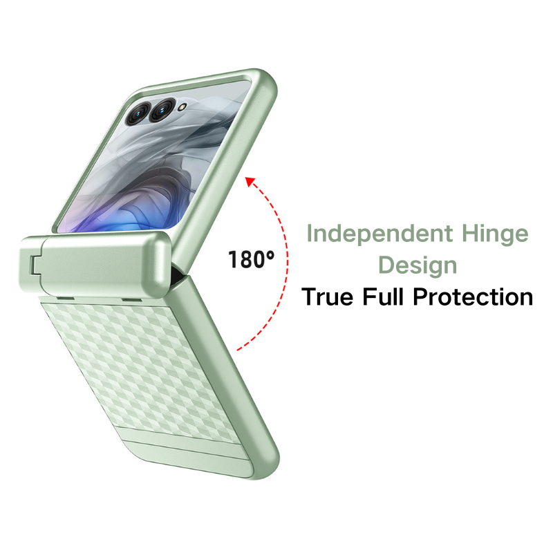 Load image into Gallery viewer, Motorola Moto Razr 60/Ultra Hinge Grid Anti-drop Protective Case
