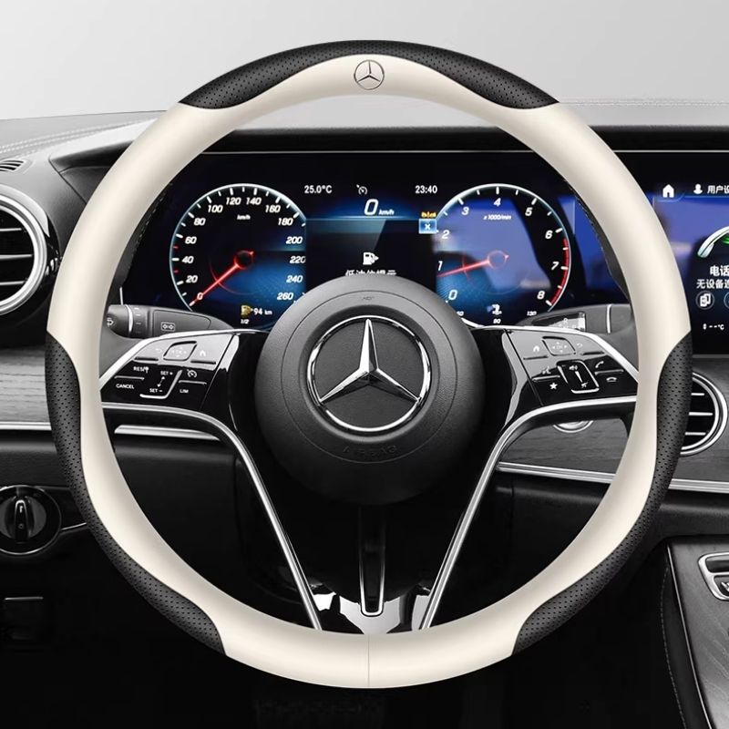 Load image into Gallery viewer, Mercedes-Benz Skin-friendly &amp; Breathable Steering Wheel Cover For C260L, E300L, A180L, GLA/GLB, GLC, CLA
