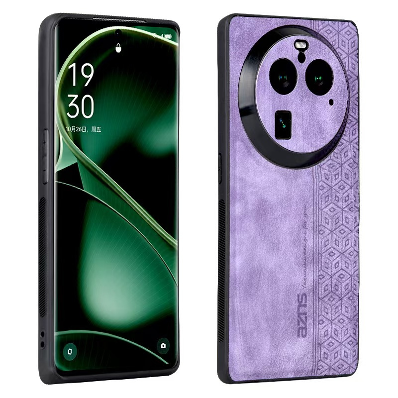 Load image into Gallery viewer, OPPO Find X6/Pro Matte Luxury 3D Embossing Shockproof Genuine Leather Series Case
