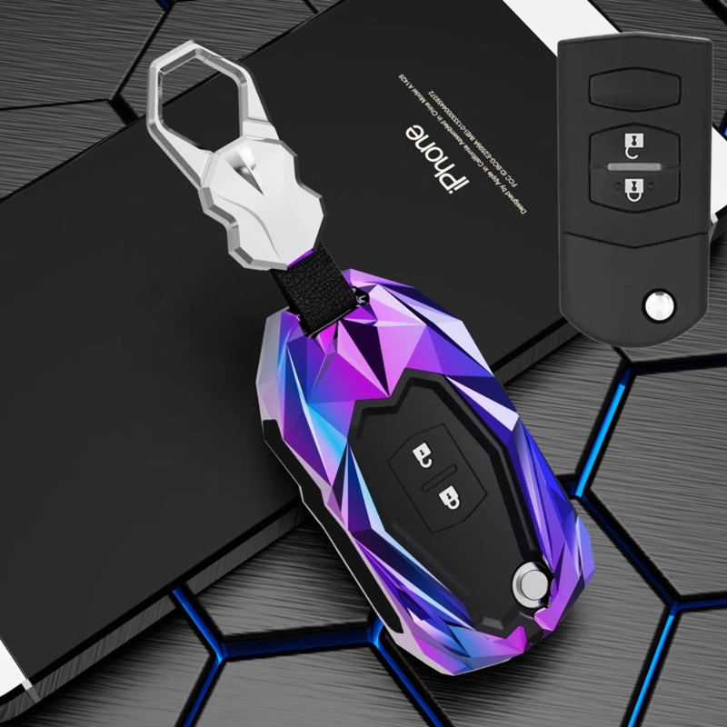 Load image into Gallery viewer, Mazda Zinc Alloy Car Key Cover Remote Fob Case For Mazda 2, 3, 5, 6, CX-3, CX-5, CX-7, CX-9
