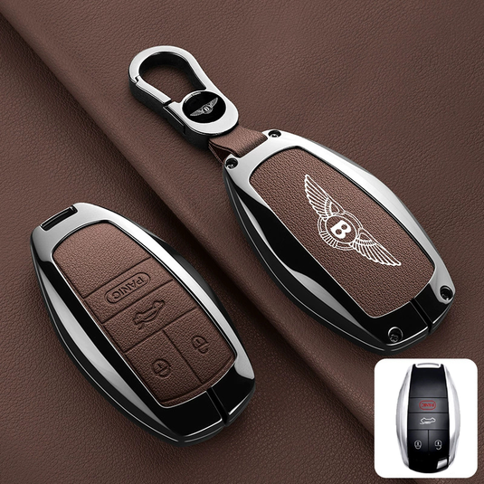 Bentley Aluminum Alloy Shockproof Car Key Case Cover for Continental, Mulsanne, Flying Spur, Bentayga - i-Station Mobile Phone & Electronic Device Repair and Accessories