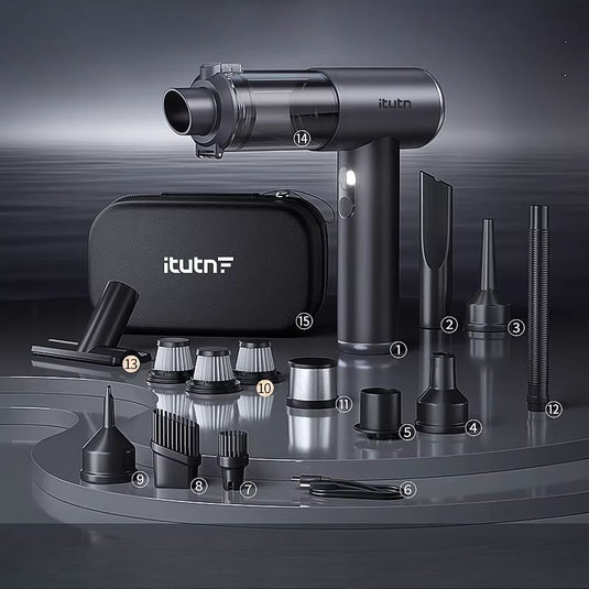 Multi-Function Powerful Blow & Vacuum Car Cleaner for Car & Home Use - i-Station Mobile Phone & Electronic Device Repair and Accessories
