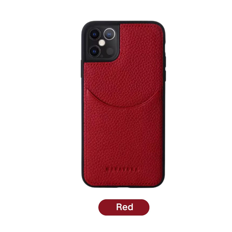 Load image into Gallery viewer, [With Card Slot] Apple iPhone 11/Pro/Max - Soft Shock Proof and Drop Resistant Genuine Leather Series Case
